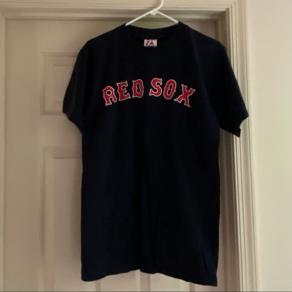 Like New Majestic Boston Red Sox MLB Short-Sleeve T-Shirt - Picture 4 of 5